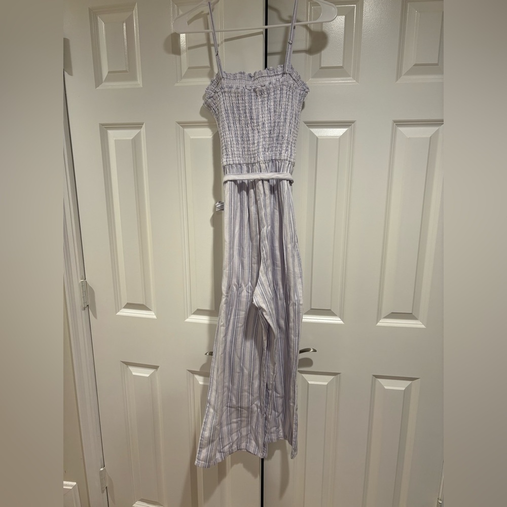 Abercrombie Blue and White Jumpsuit NOT FOR SALE - Picture 3 of 6